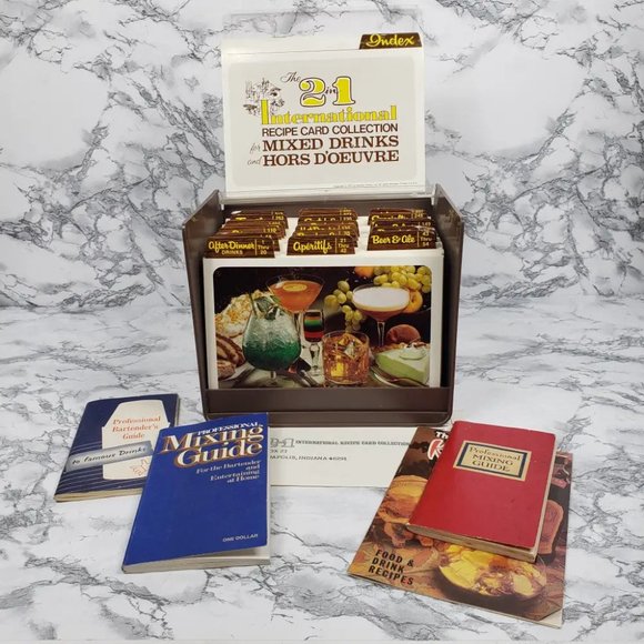 Complete Mixed Drink and Hors D'Oeuvre Guide Set Vintage - Picture 3 of 12